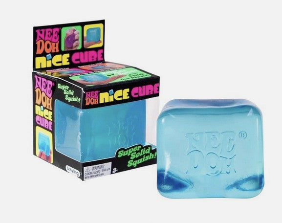 Nee Doh Nice Cube - Super Solid Squish! (random color)