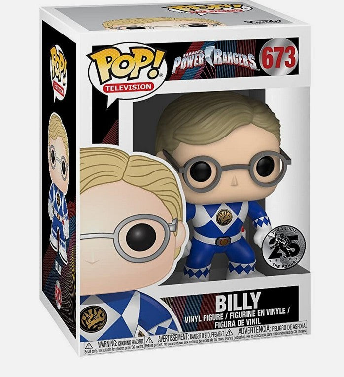 Funko Pop: Television Saban's Power Ranger: Billy #73 25 Years