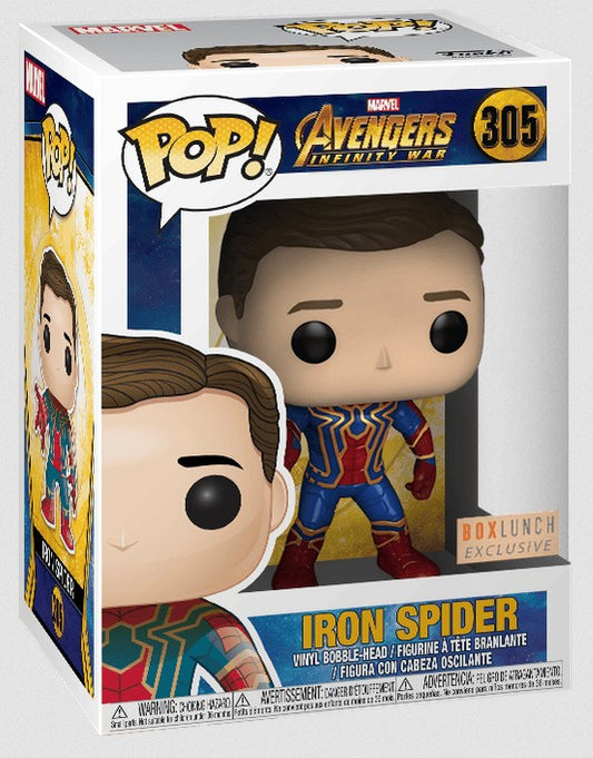 Funko Pop! Marvel: Avengers Infinity War - Iron Spider #305 Box Lunch Exclusive