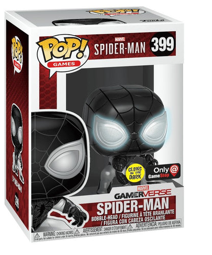 Funko POP! Games: Spider-Man #99 - Negative Deco - (GITD) Game Stop