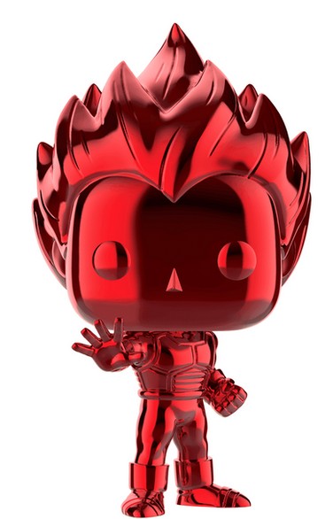 Funko Pop! Animation: Dragonball Z: Super Saiyan Vegeta (Red Chrome) - SDCC - No. 154