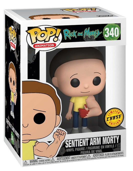 CHASE - Funko Pop! Animation: Rick and Morty - Sentient Arm Morty #340 - CHASE