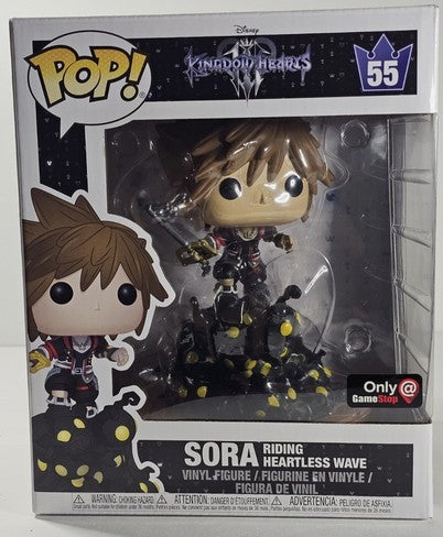 Funko Pop! 6" Kingdom Hearts: Sora Riding Heartless Wave #55 - Game Stop