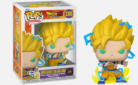 (Chase) Funko POP! Super Saiyan 2 Son Goku (MINI) Glow Chase