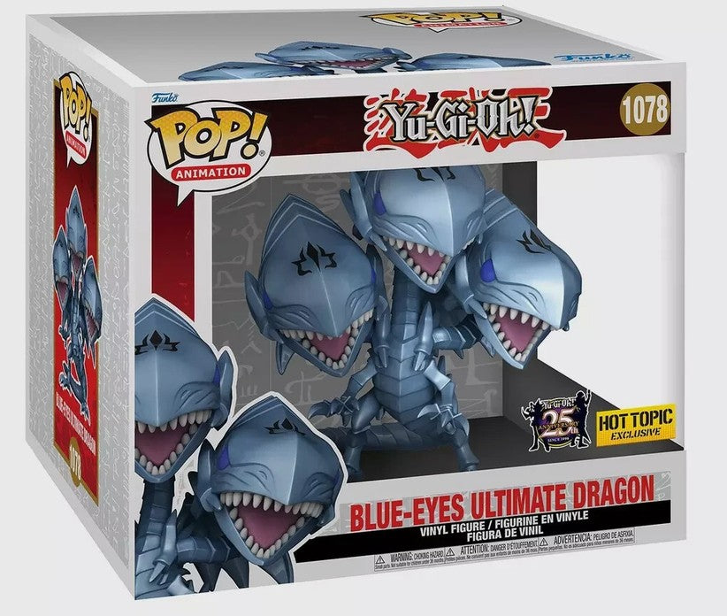 Funko Pop! 6IN: YuGioh!: Blue-Eyes Ultimate Dragon #1078 - Hot Topic Exclusive