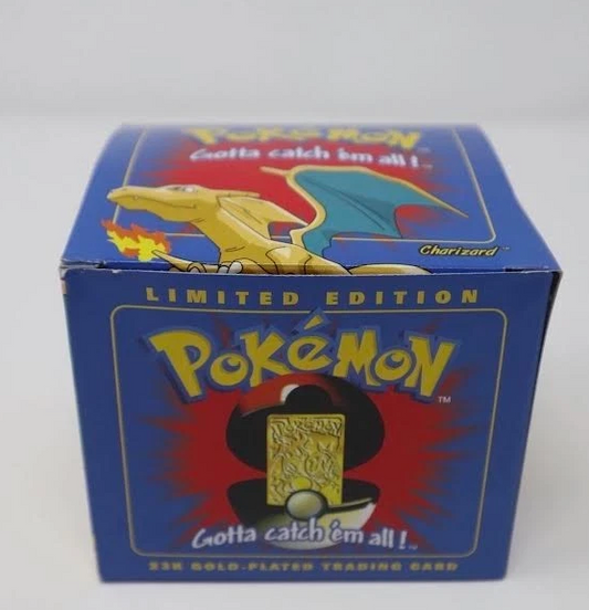 Charizard Gold Burger King Card