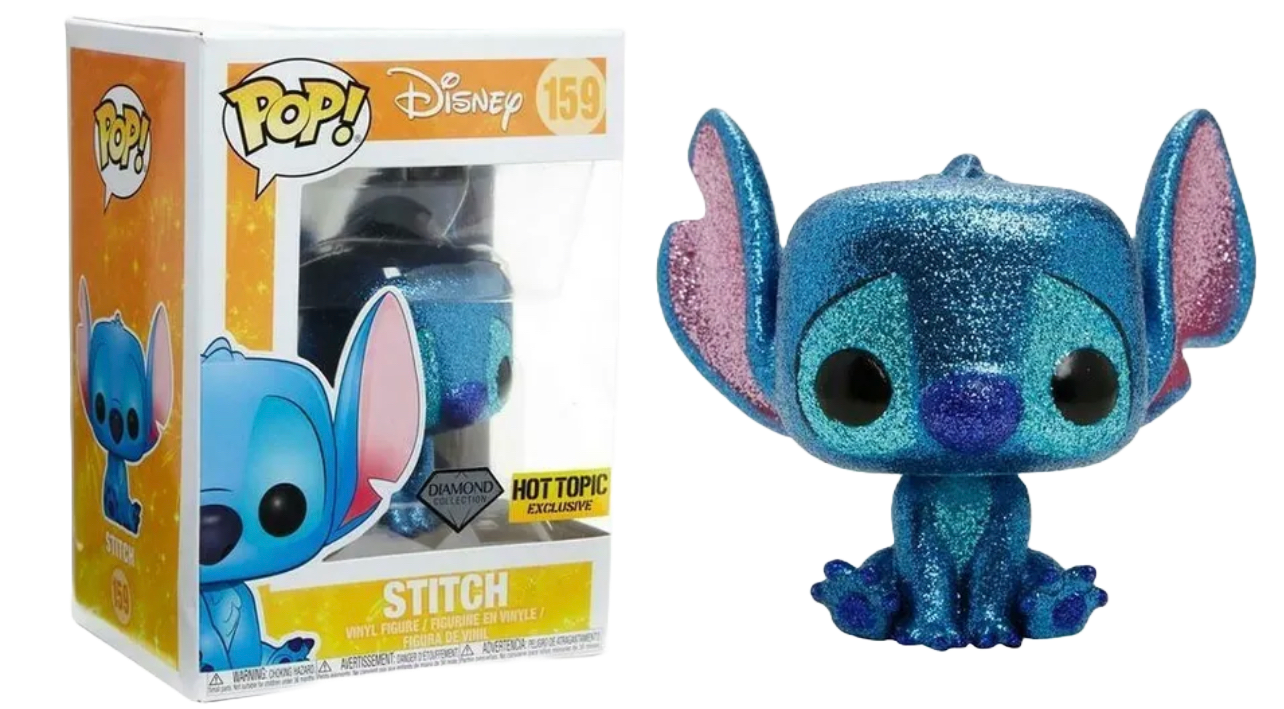 Pop! Vinyl: Stitch #159 Diamond Collection - Hot Topic Exclusive