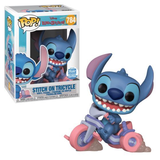 Pop! Vinyl: Stitch on Tricycle #784 - Funko Shop Edition