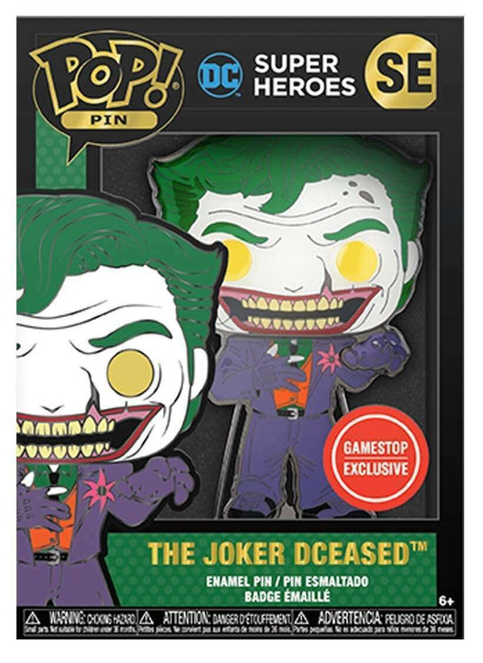 Funko Pop! Super Heroes: The Joker Dceased #SE Gamestop Pin
