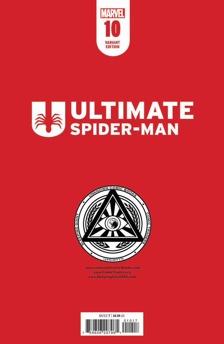 Ultimate Spider-Man #10 Unknown Comics Miguel Mercado Exclusive Var (10/16/2024)