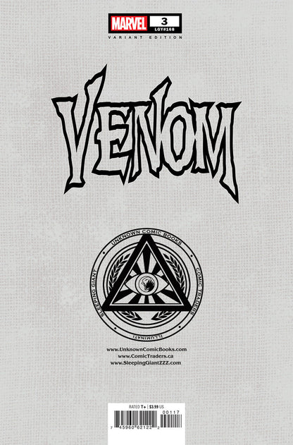 [Foil] Venom #3 Unknown Comics Exclusive Facsimile Stegman Virgin Var (10/26/2024) First Full Appearance Of Knull