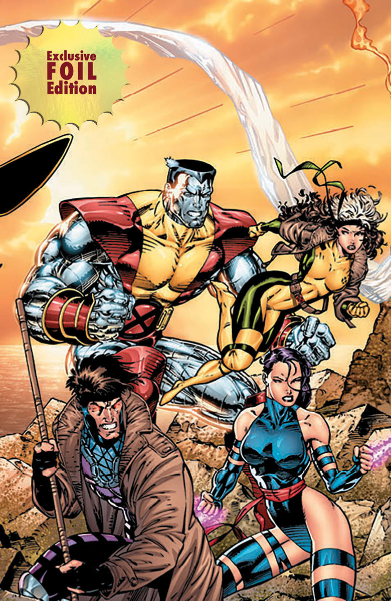 [4 PACK 🚨 Limited Edition! 🚨] [FOIL] X-Men 1991 #1 Facsimile Edition Unknown Comics Jim Lee Exclusive Connecting Cover PREMIUM Var (02/12/2025)