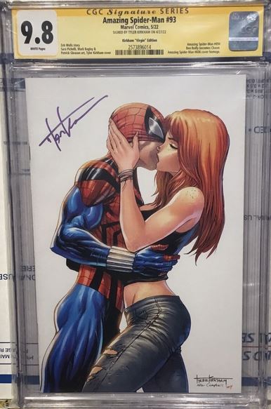 CGC 9.8 Amazing SpiderMan #93 Kirkham SIgned