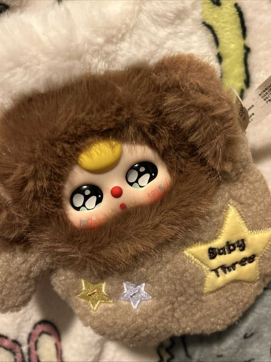 Baby Three Plush Phone Bag, Bear in a Mitten