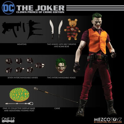 The Joker CLown Prince of Crime Mezco one:12