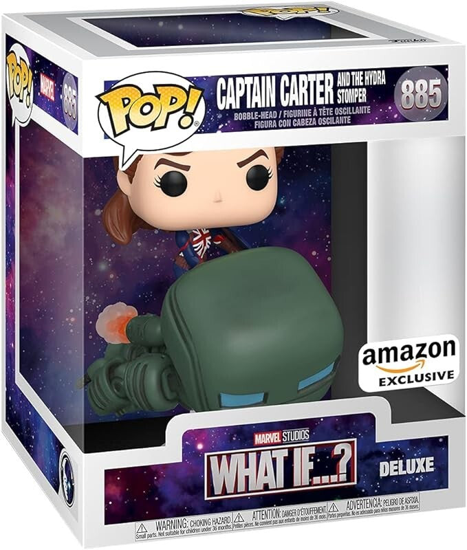 Funko Pop! What If...? Captain Carter and the Hydra Stomper #885 Amazon Exclusive