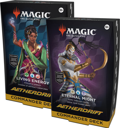 MTG Aetherdrift Commander Set of 2 Decks