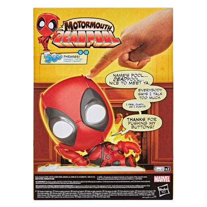 Marvel Motormouth Deadpool, 5" Electronic Talking Toy