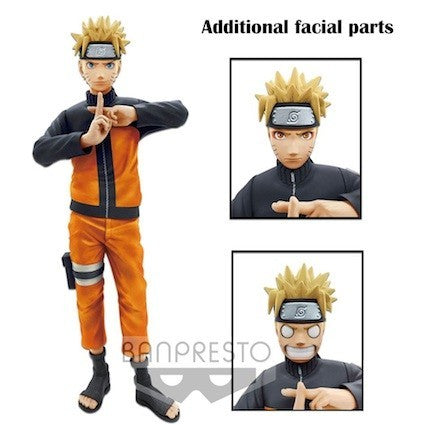 Naruto Shippuden Grandista nero Figure Uzumaki Naruto 23 cm