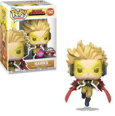 Funko Pop! Animation: MHA - Hawks #1147 - Floocked - Special Edition