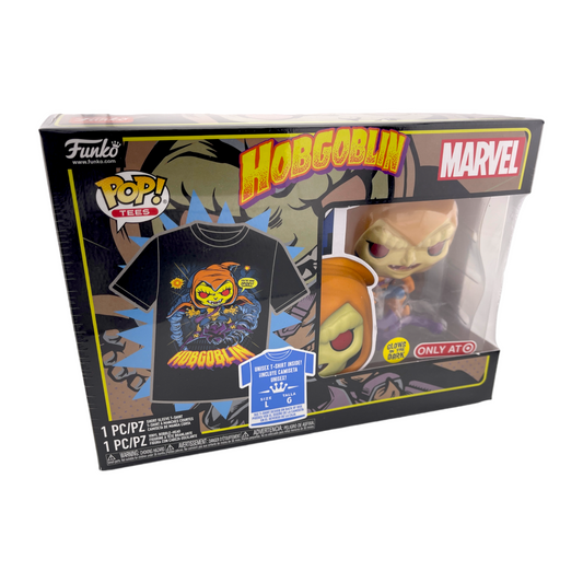Funko Pop! Marvel Hobgoblin #959 Pop & Tee Size Large GITD Target Exclusive