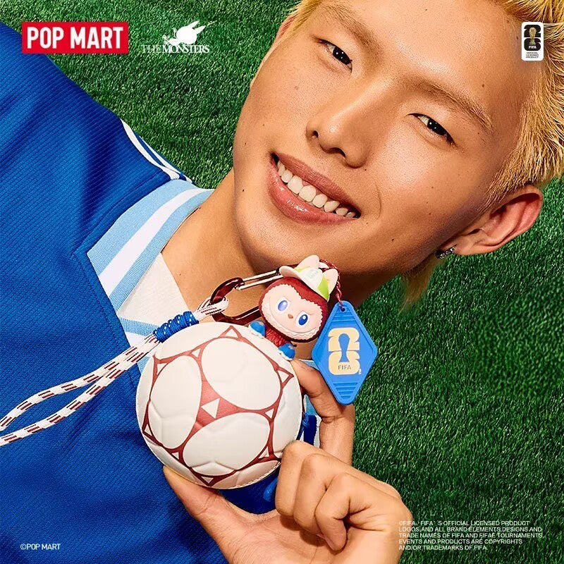 THE MONSTERS × FIFA Series Football-Shaped Mini Bag Pendant Blind Box