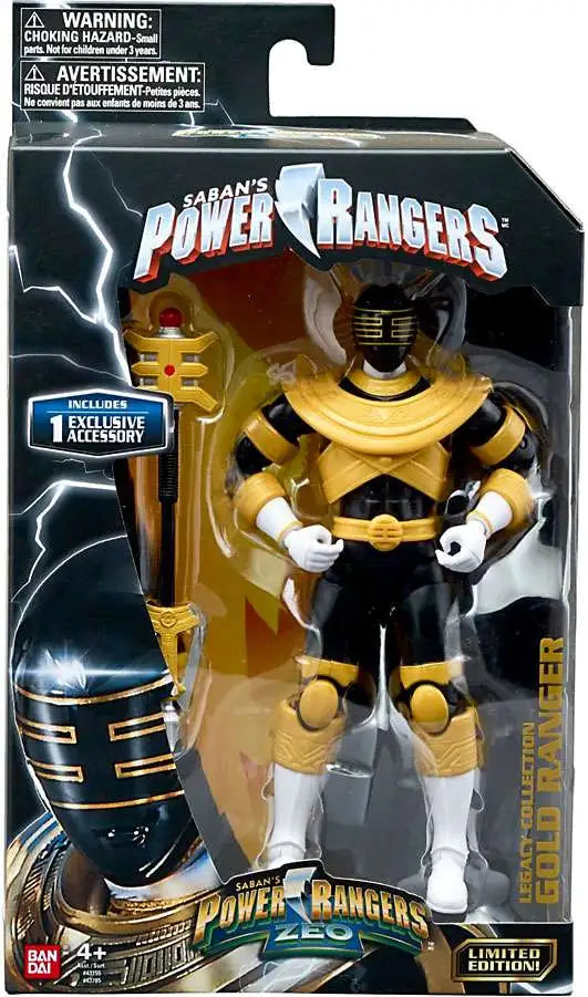 Power Rangers ZEO Legacy Gold Ranger Action Figure [ZEO]