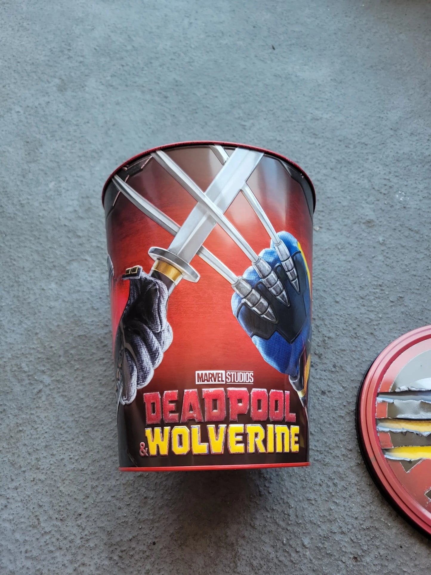 Deadpool and Wolverine Popcorn Bucket