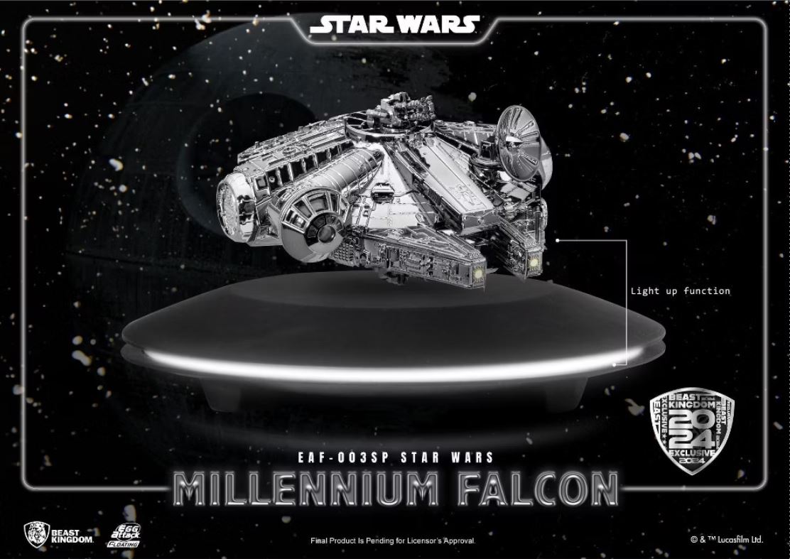 Star Wars Eaf-003 Millennium Falcon Maglev Floating Figure