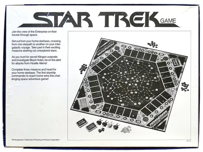 Star Trek The Motion Picture Board Game Milton Bradley Vintage 1979