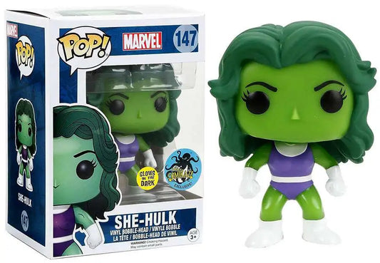 Funko Pop! Marvel: She-Hulk #147 GITD Comikaze Exclusive