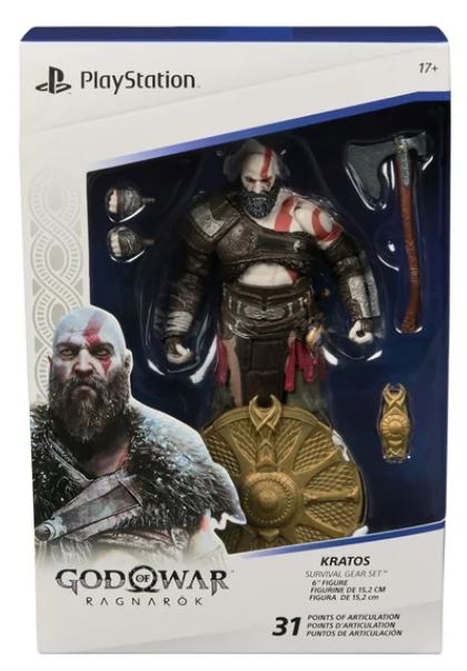 Ps God Of War Ragnarok Kratos 6in Action Figure