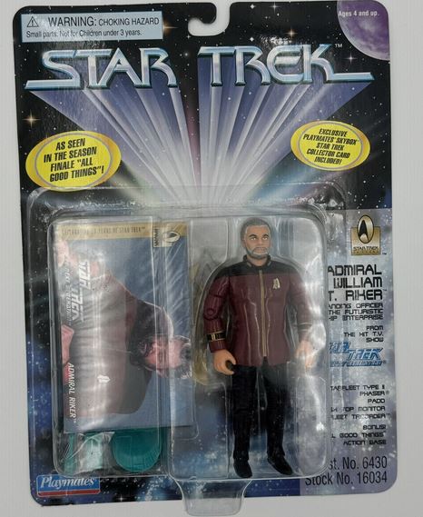 Star Trek Playmates Admiral William T. Riker