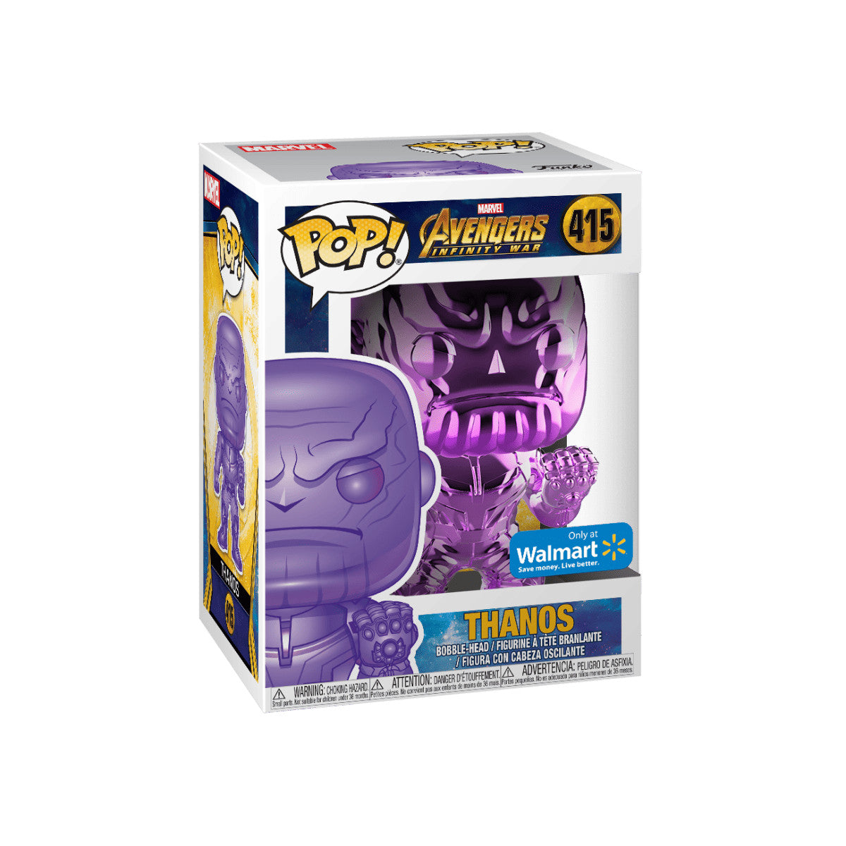 Funko Pop Avengers Thanos Purple Chrome #415