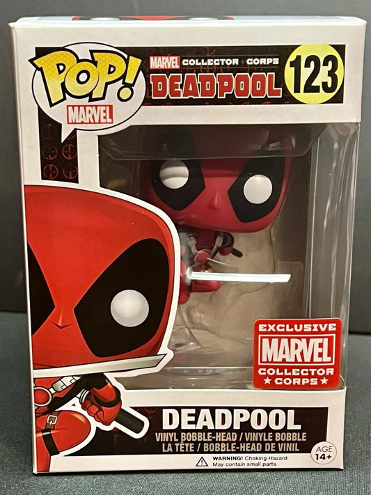 Funko Pop! Deadpool #123 - Marvel Collector Corps