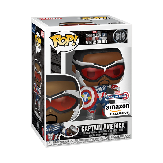 Funko POP! Marvel The Falcon & Winter Soldier Captain America with shield #818