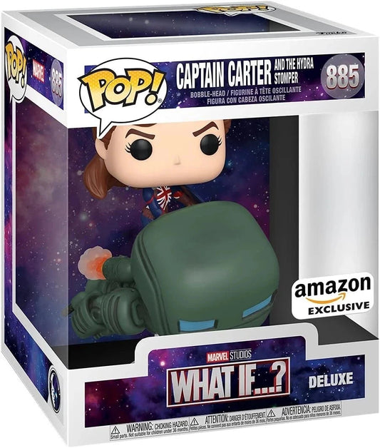 NEW Funko Pop! Captain Carter & The Hydra Stomper Marvel What If Deluxe # 885
