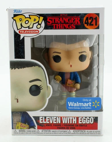 Funko Pop! - Stranger Things Eleven with Eggo 421 Walmart Exclusive - Vinyl