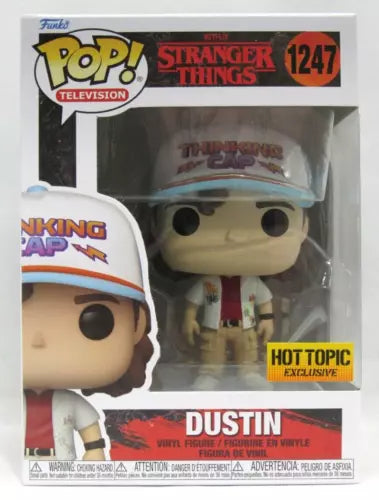 Funko Pop! Vinyl: Stranger Things Dustin #1247 Hot Topic Exclusive Figure