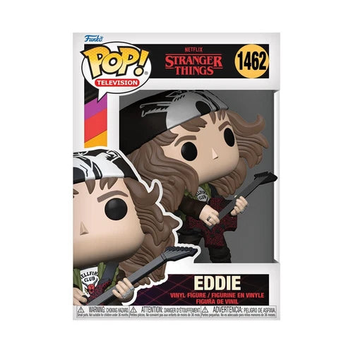 Funko Pop! Television #1462 Stranger Things Eddie w/ Guitar Vinyl Figure