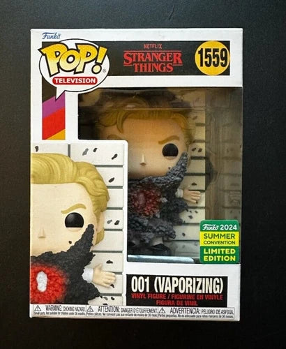 Funko Pop Television Stranger Things 001 Vaporizing Summer Con 2024 Ltd Edition