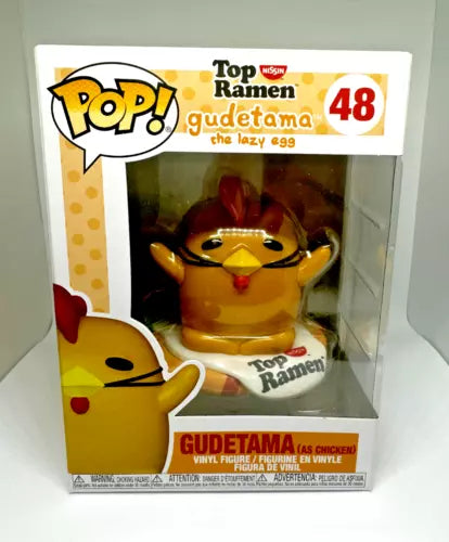 Funko Pop! Sanrio: 48 Gudexnissin Chicken Gudetama Collectible