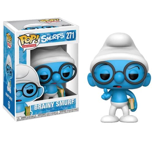 Funko POP! Animation The Smurfs - Brainy Smurf #271