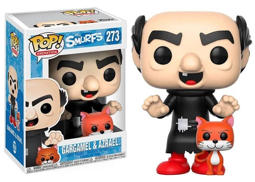Funko Pop Animation Smurfs-Gargamel (with Azrael) #273