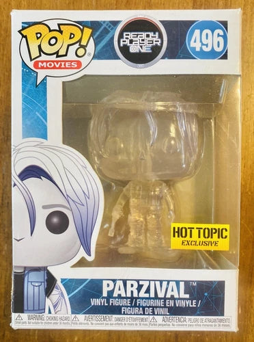 Funko Pop! Vinyl: Parzival - (Translucent) - Hot Topic (Exclusive) #496