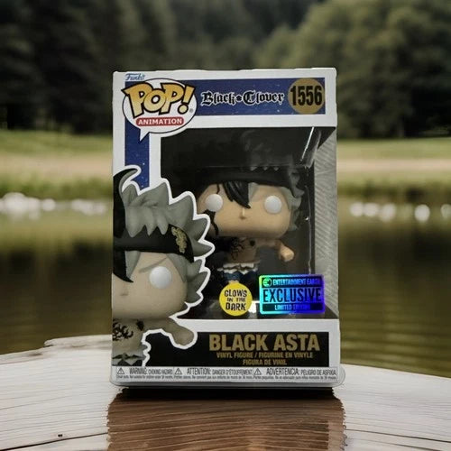 Black Clover Black Asta Funko Pop 1556 (Glows in the Dark) (EE Exclusive)