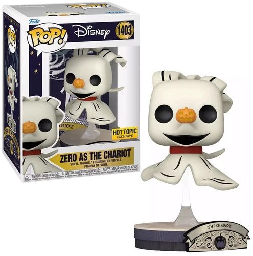 The Nightmare Before Christmas POP Disney Zero as the Chariot Vinyl Figure #1403
