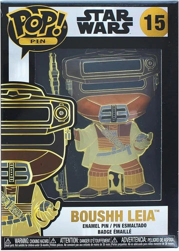 Funko Pop Enamel Pin Star Wars: Boushh Leia 15