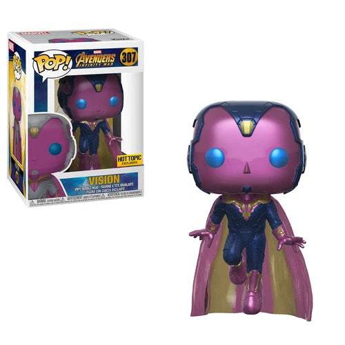 Funko Pop! Vinyl: Marvel - Vision - Hot Topic (HT) (Exclusive) #307