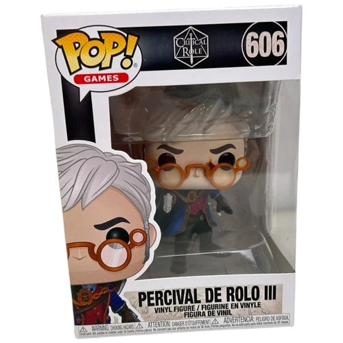 Funko Pop Critical Role Percival De Rolo III #606 Vinyl Figure Games